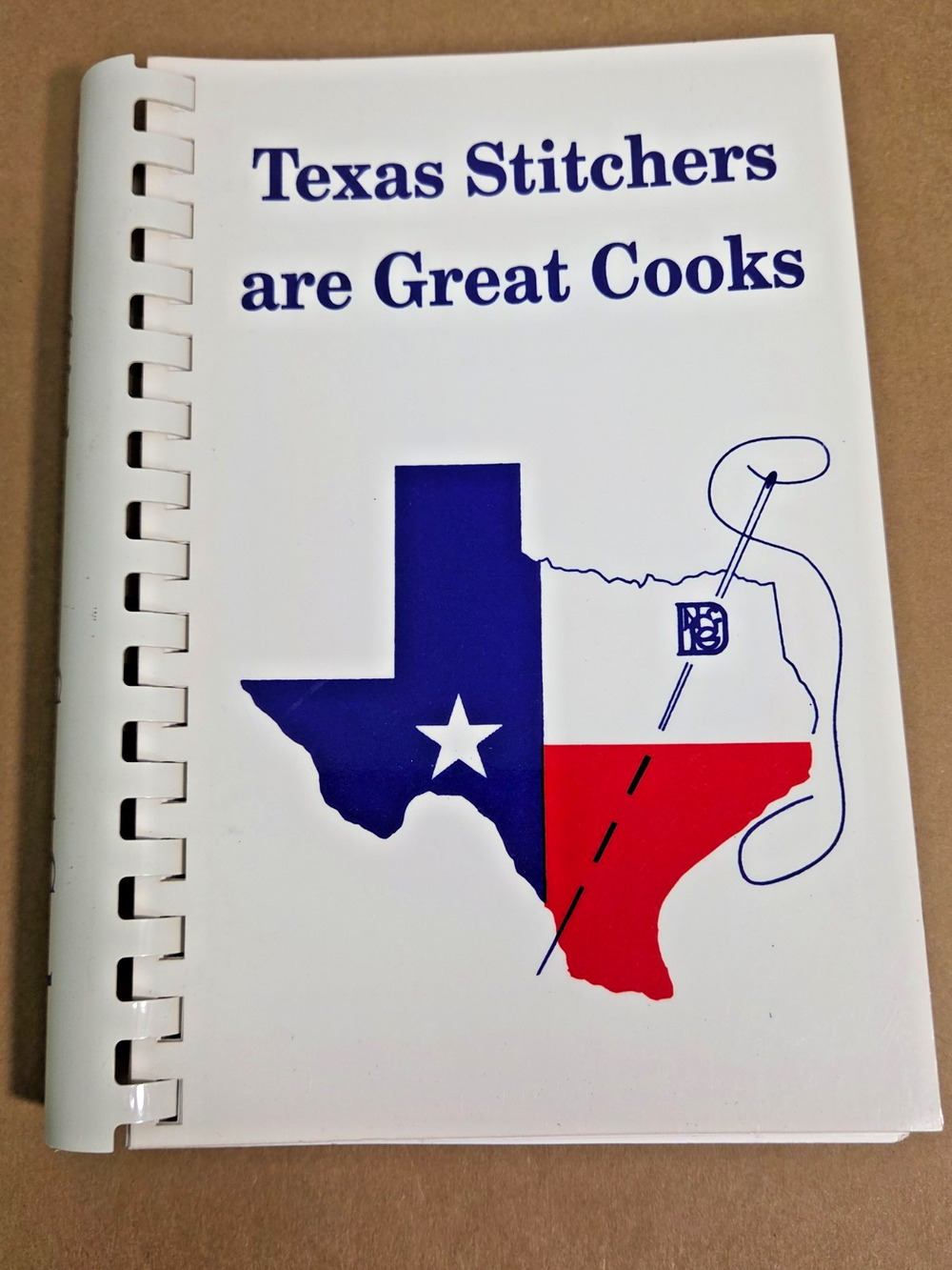 Vintage 1996 Texas Stitchers are Great Cooks Dallas Needlework Guild Cookbook